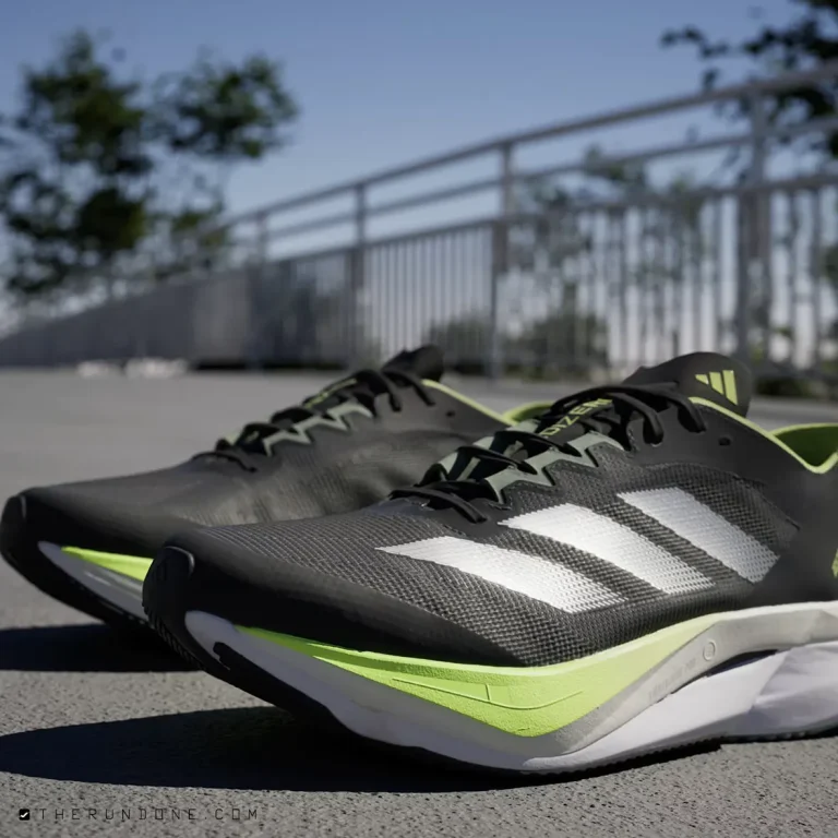Adidas Adizero Boston 12 Shoes - کفش آدیداس آدیزرو بوستون 12 - aurora ink silver metallic pulse lime