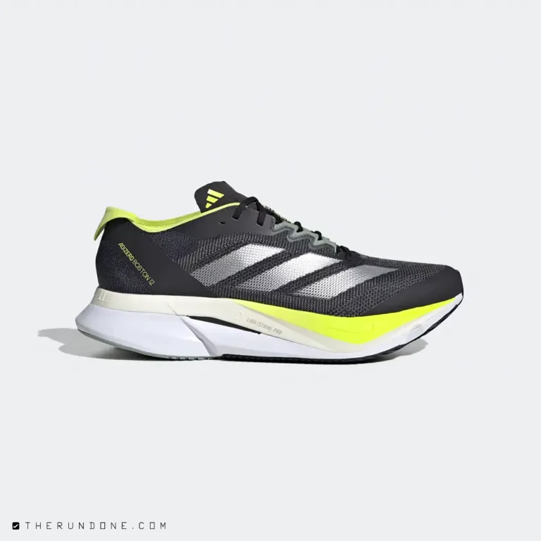 Adidas Adizero Boston 12 Shoes - کفش آدیداس آدیزرو بوستون 12 - aurora ink silver metallic pulse lime