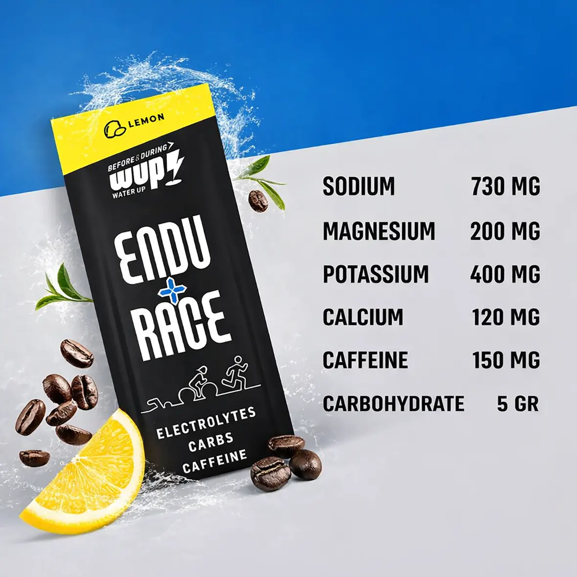 WUP Endu+Race پودر ایزوتونیک واترآپ قبل از مسابقه واترآپ ووپ
