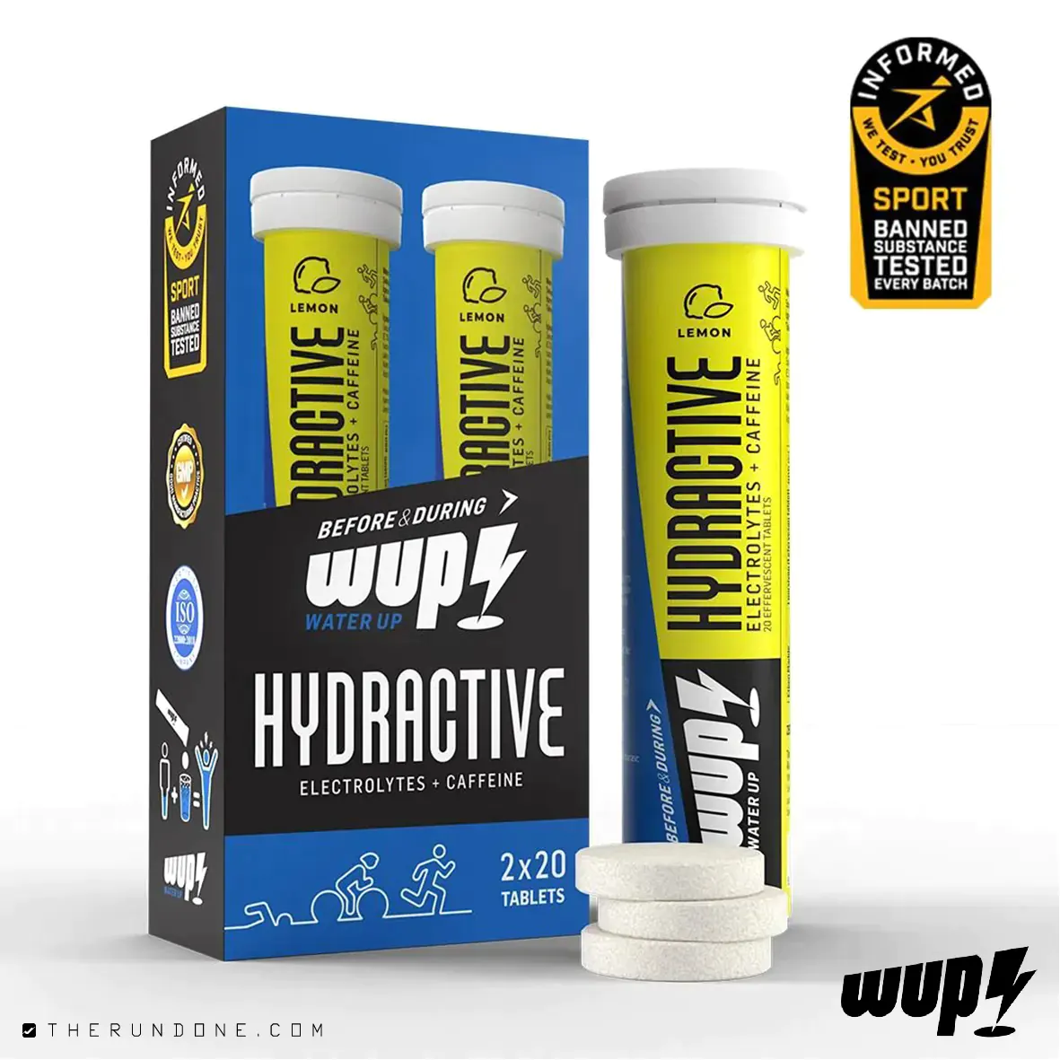 WUP Hydractive Electrolytes +Caffeine قرص جوشان ایزوتونیک واترآپ کافئین دار ران‌دان_ران_دان_راندان