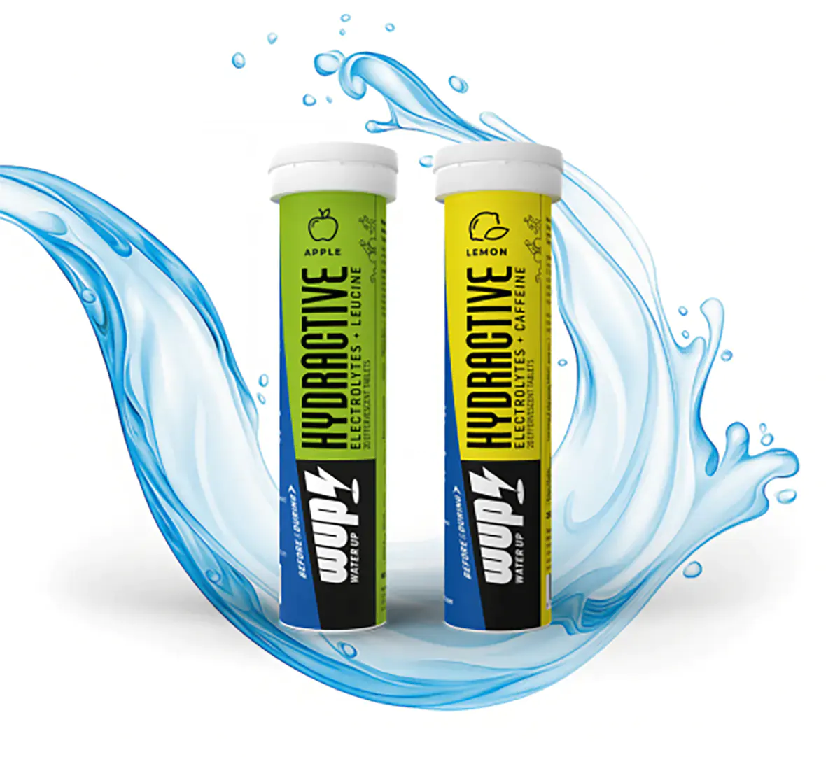 WUP Hydractive Electrolytes +Caffeine قرص جوشان ایزوتونیک واترآپ کافئین دار ران‌دان_ران_دان_راندان