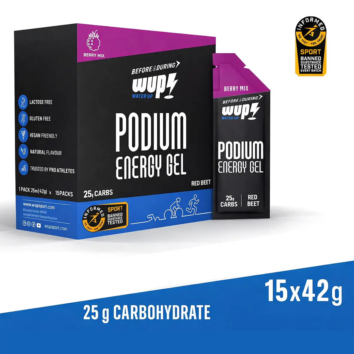 WUP Podium Energy Gel پاور ژل انرژی واترآپ WUP ووپ