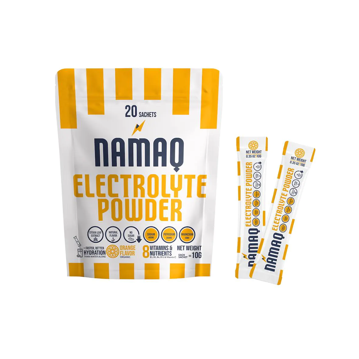 Namaq Electrolyte Powder پودر ایزوتونیک برند نمک بدون قند