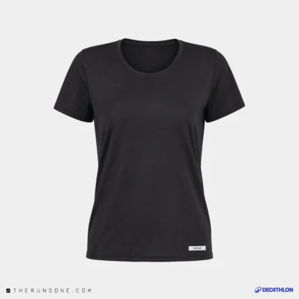 Decathlon Womens Run 100 T-Shirt تی شرت زنانه دویدن دکتلون- کاور اصلی مشکی