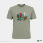 Sisu Pixel T-shirt تیشرت پیکسل سی سو برای تمرین سبک- کاور اصلی