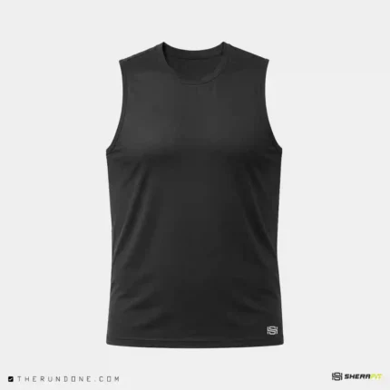 Sherafit Colix Tank Top رکابی مردانه شرافیت برای دویدن- کاور اصلی مشکی