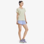 Decathlon Womens Run 500 Dry T-Shirt تی شرت زنانه دکتلون برای دویدن- ایستاده مدل وانیلی