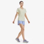 Decathlon Womens Run 500 Dry T-Shirt تی شرت زنانه دکتلون برای دویدن- حرکت مدل وانیلی