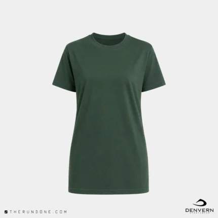 Denvern Womens Long T-Shirt تی شرت لانگ زنانه دنورن- کاور اصلی سبز