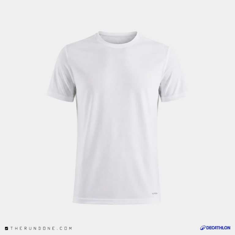Decathlon Mens Run 100 Dry T-Shirt تی شرت مردانه دکتلون برای دویدن- کاور اصلی سفید