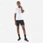 تی شرت ورزشی مردانه دویدن دکتلون مدل Run 100 Dry- حرکت مدل سفید