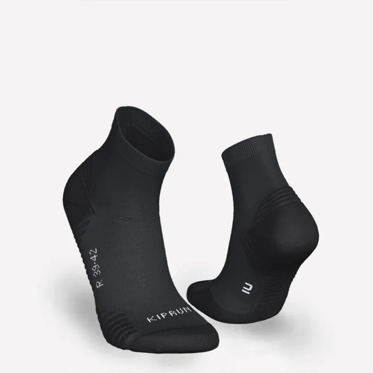 Decathlon Running Socks 2 Pack Run 500 جوراب دویدن دکتلون بسته 2 عددی- جفت مشکی