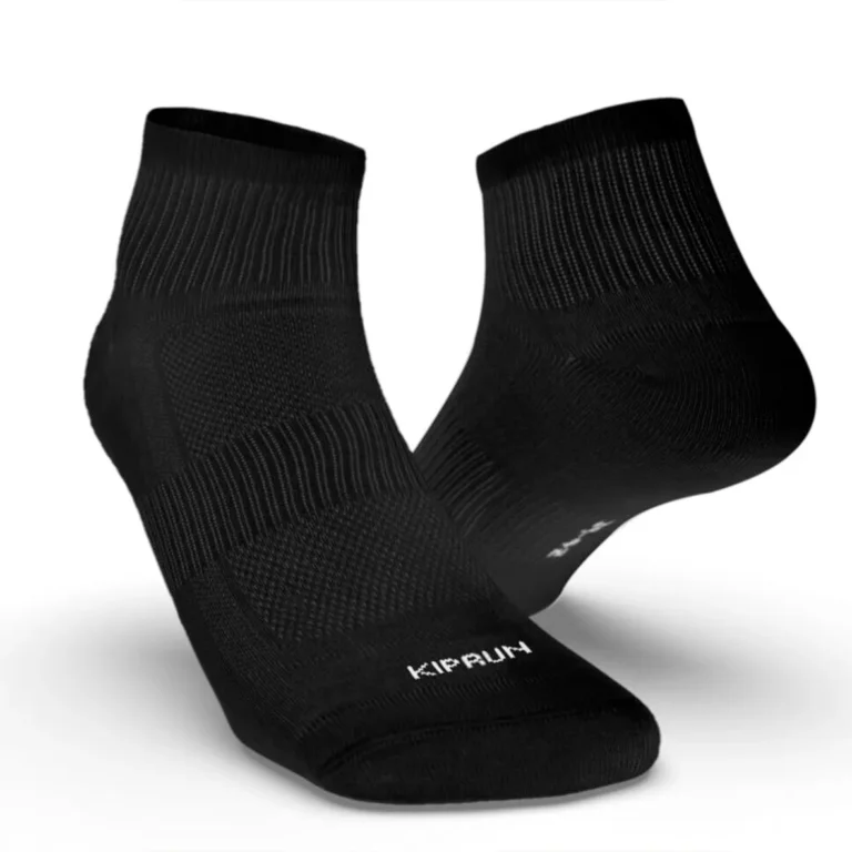 Decathlon Running Socks 3-Pack Run 100 جوراب دویدن دکتلون بسته 3 عددی- جفت مشکی