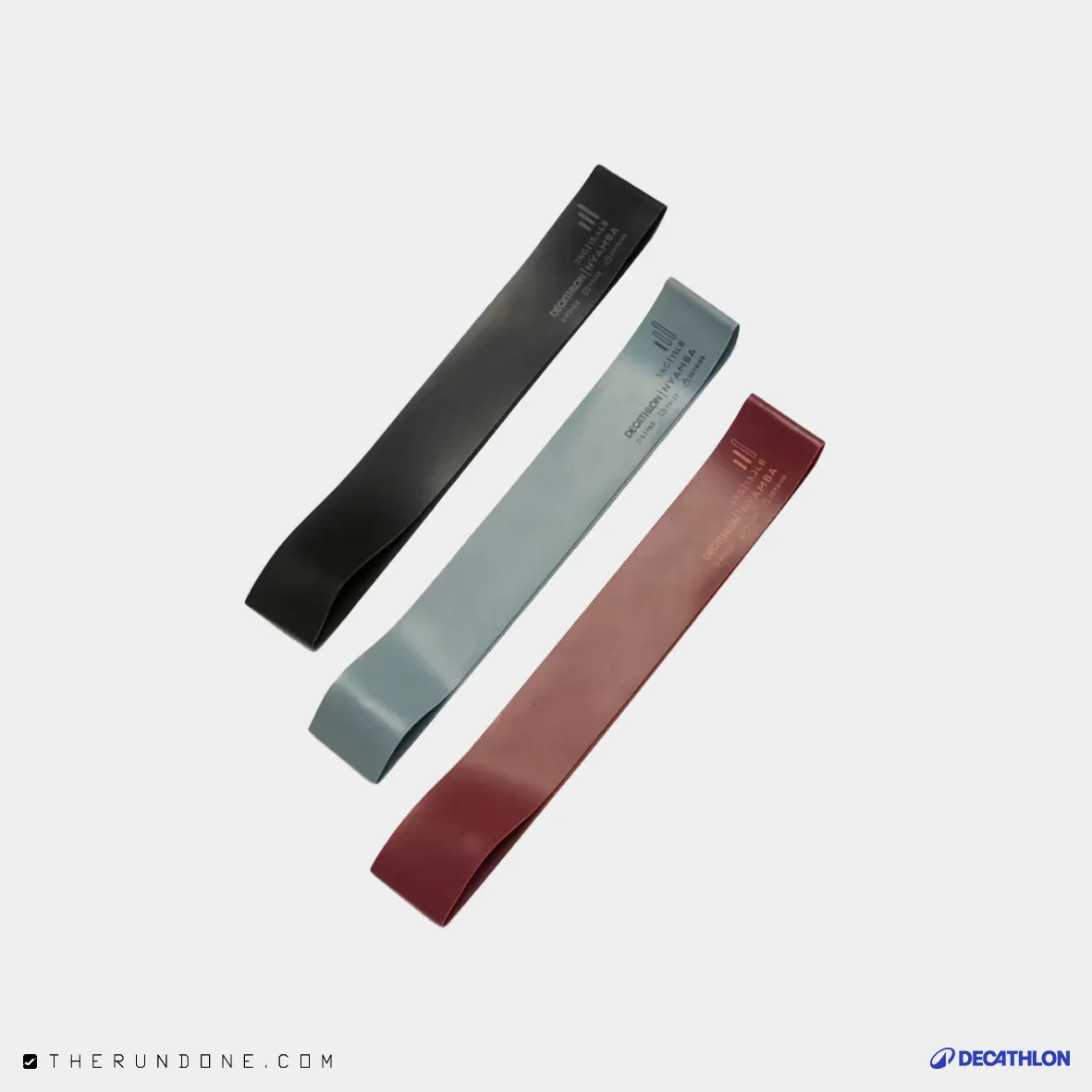 ست کش لوپ مقاومتی Domyos Resistance Band Set 3 Pieces (1) - Cover Resistance Band Set 3 Pieces ست کش مقاومتی برای تمرین قدرتی و دویدن