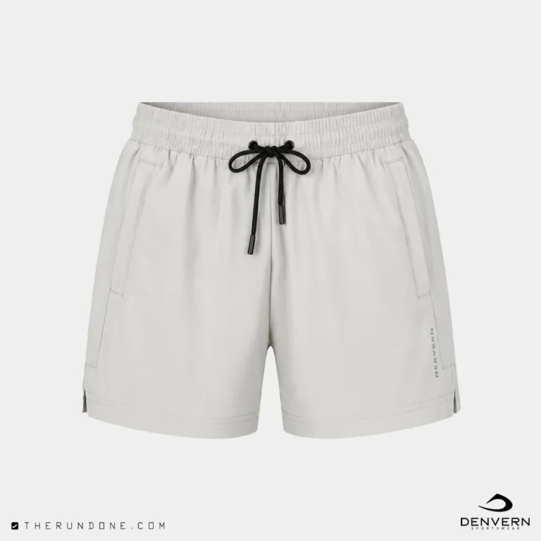 Denvern Mens S51131 Shorts شلوارک ورزشی مردانه دنورن- کاور اصلی خاکستری