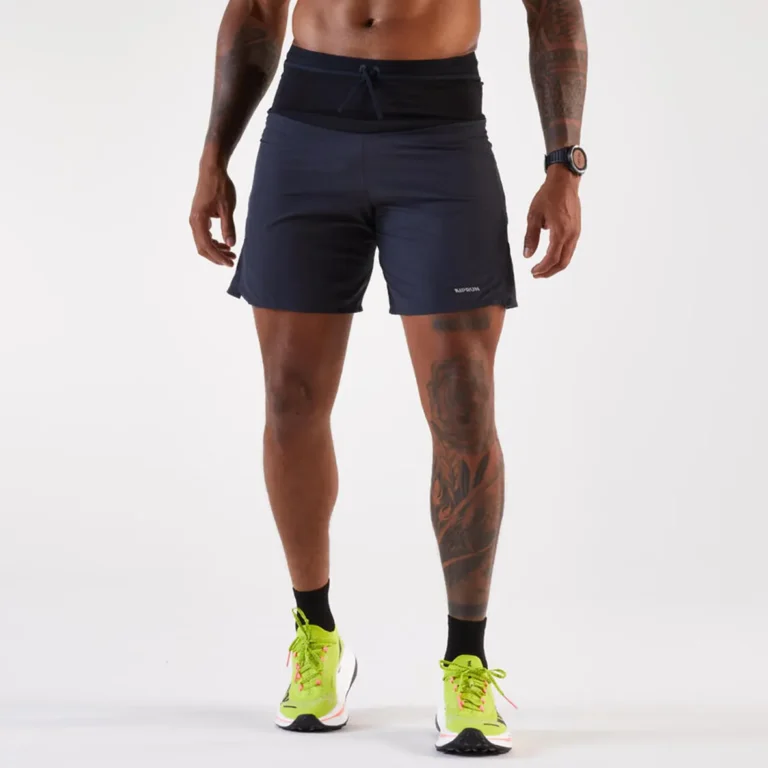 Decathlon Mens Run 900 Ultra Trail Running Shorts شلوارک تریل دکتلون- تن مدل