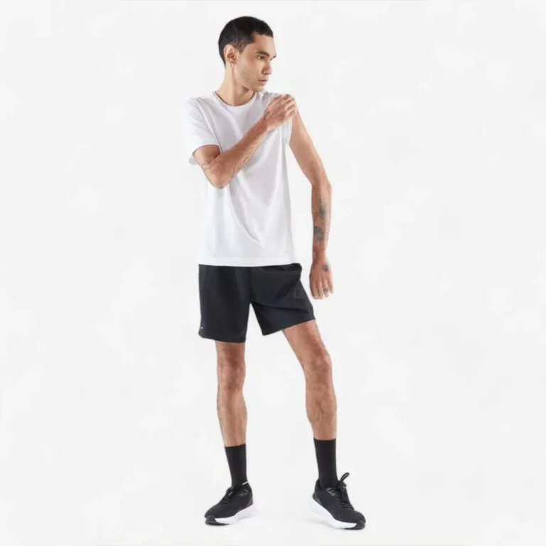 Decathlon Mens Run 100 Shorts شلوارک مردانه دکتلون برای دویدن- تن مدل