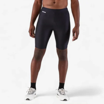 Decathlon Mens Run 100 Short Tights لگ کوتاه مردانه دکتلون برای دویدن-نمای جلو