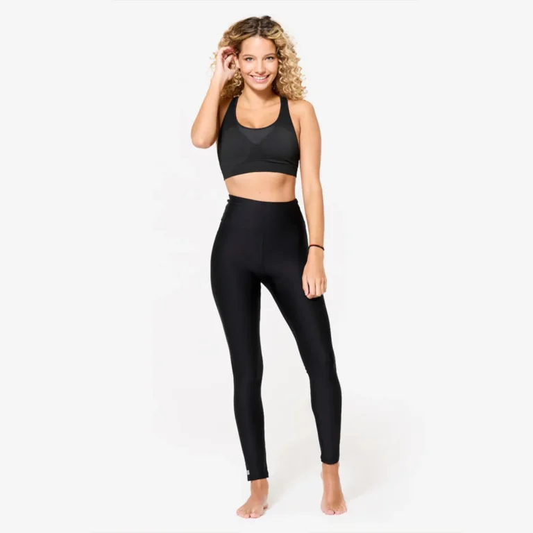 Decathlon Womens Seamless Sports Bra نیم تنه ورزشی زنانه دکتلون- تن مدل مشکی