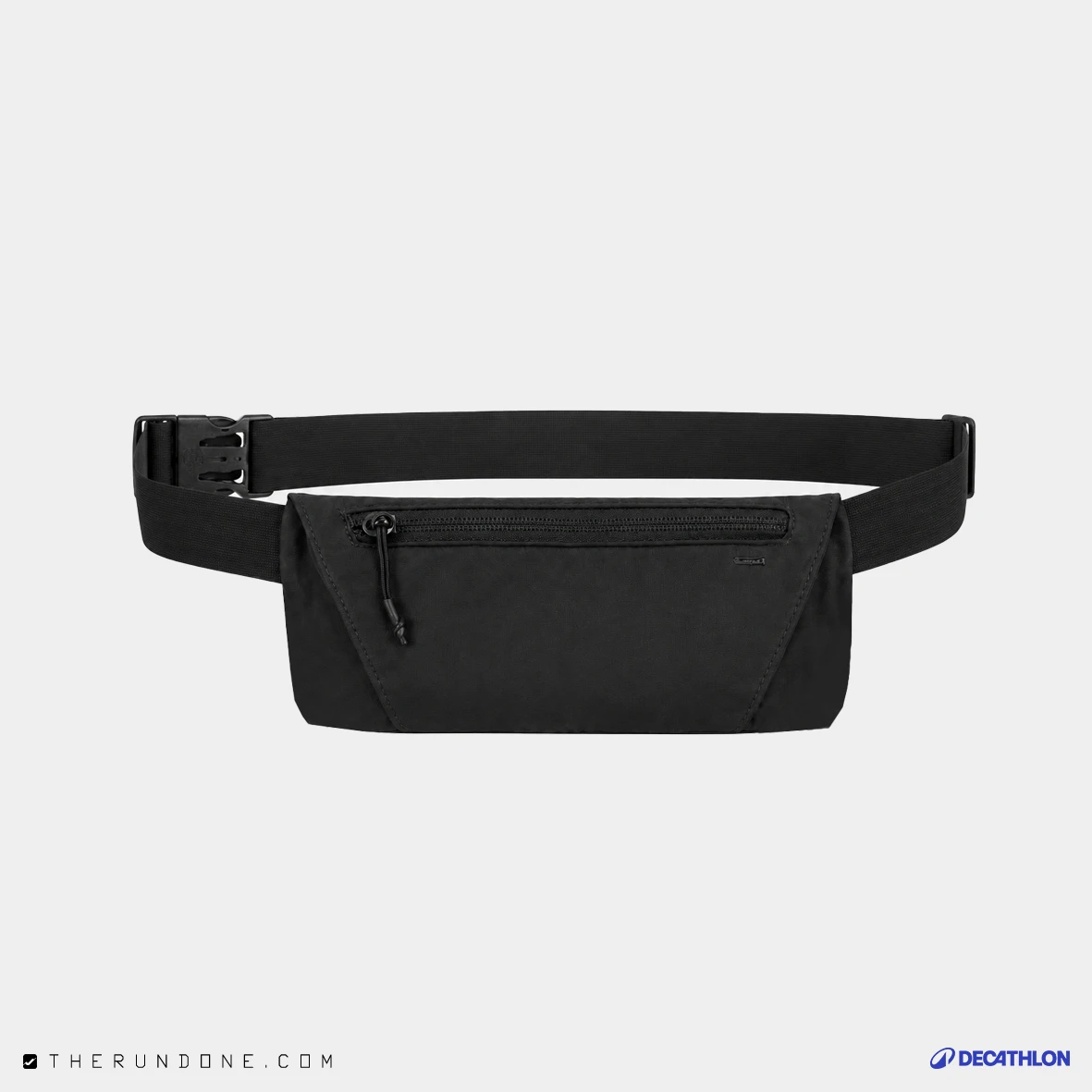 کیف کمری دویدن دکتلون Decathlon Running Waist Bag Basique 2-black cover Decathlon Running Waist Bag Basique 2 کیف کمری دویدن دکتلون- کاور اصلی مشکی