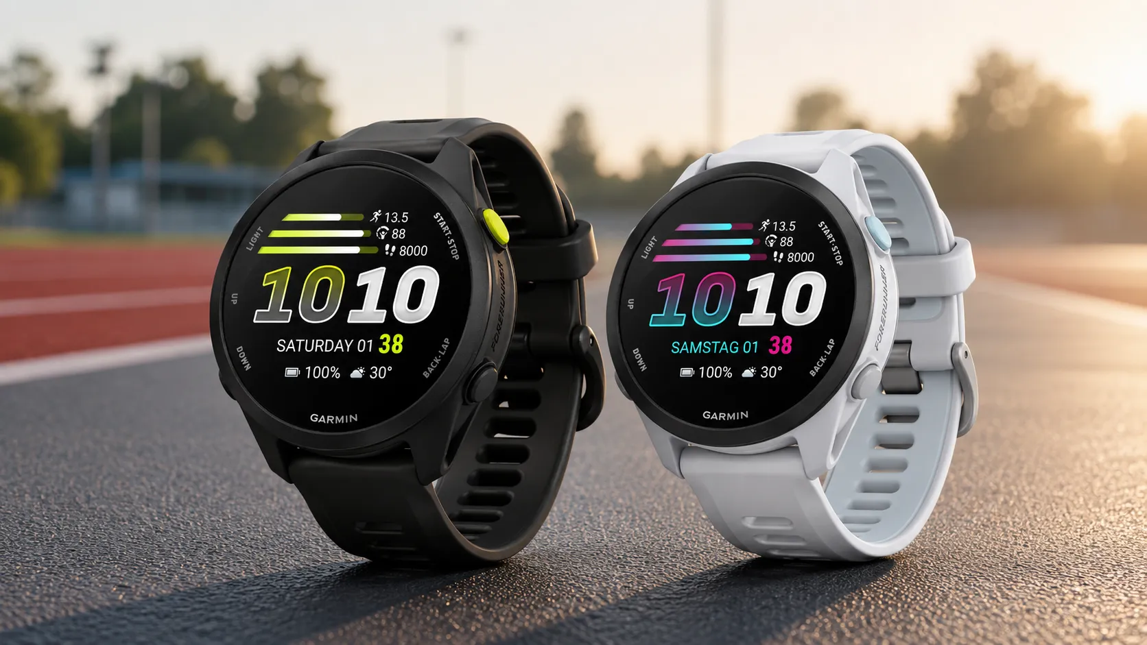 Garmin Forerunner 70 و 170 در کنار هم