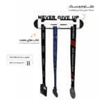 نگهدارنده مدال Never Give Up با طراحی مدرن و نصب دیواری