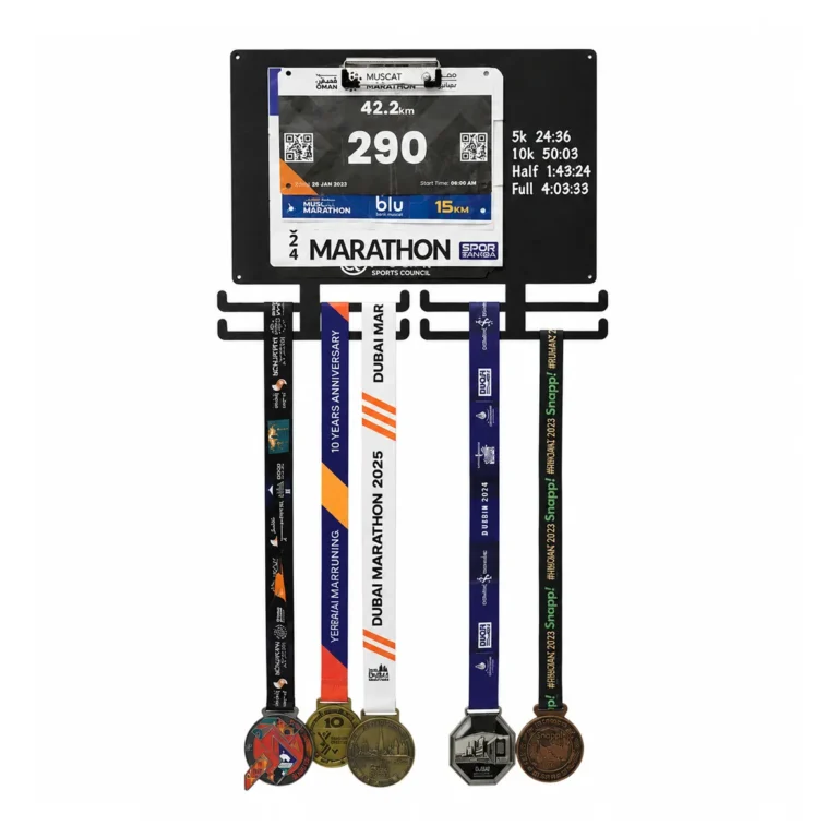 Tubunu Medal Hanger Bib Number نگهدارنده مدال و بیب مسابقه برای دوندگان