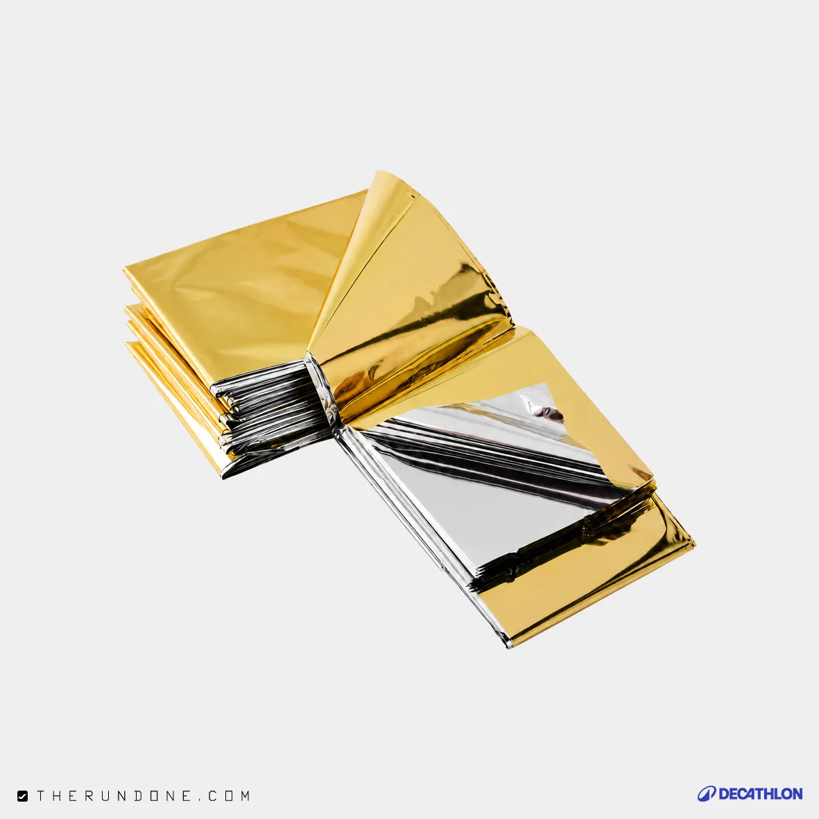 پتو نجات دکتلون Decathlon First Aid Blanket-cover Decathlon First Aid Blanket پتو نجات دکتلون برای دویدن و شرایط اضطراری-کاور اصلی